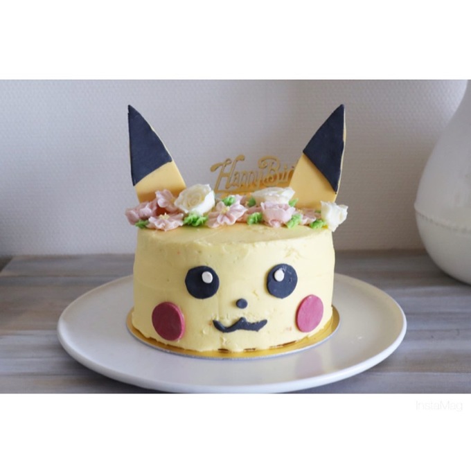 ピカチューのバースデーケーキ