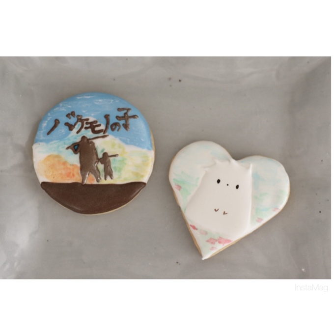 「バケモノの子」のアイシングクッキー