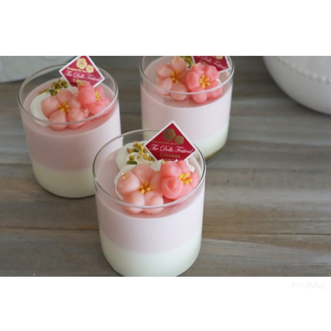 いちごとホワイトチョコのムース